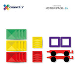 Connetix Magnetic Tiles : Rainbow Motion Pack 24 pc