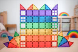 Connetix Magnetic Tiles : Rainbow Starter Pack 60 pc