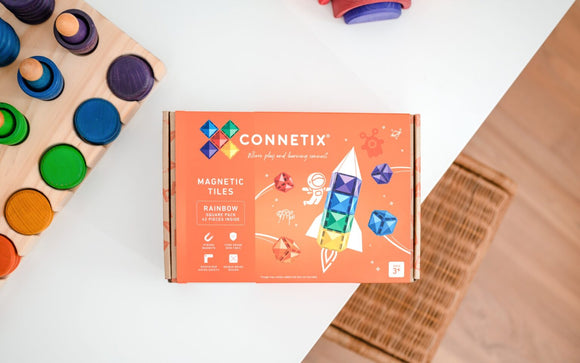 (PRE-ORDER) Connetix : Rainbow Square Pack 42 pc (ALL PRE-ORDERS ARE A FINAL SALE)