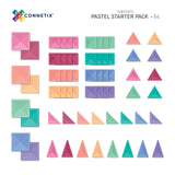 Connetix Magnetic Tiles : Pastel Starter Pack 64 pc