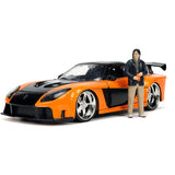 Jada 1/24 Fast & Furious- 1995 Mazda RX-7 Widebody RHD w/Han Figure