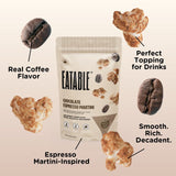 Eatable : Chocolate Espresso Martini - Milk Chocolate Kettle Corn - 108g