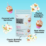 Eatable : Birthday Cake Pops - White Chocolate Kettle Corn - 108g [BB-08/25]