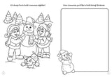 Merry & Bright! Christmas Coloring & Activity with Crayons