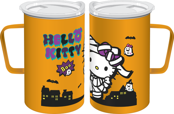 24oz Hello Kitty Boo Stainless Steel Mug (Orange)