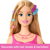 Barbie Doll Styling Head, Blond Hair With 20 Colorful Accessories