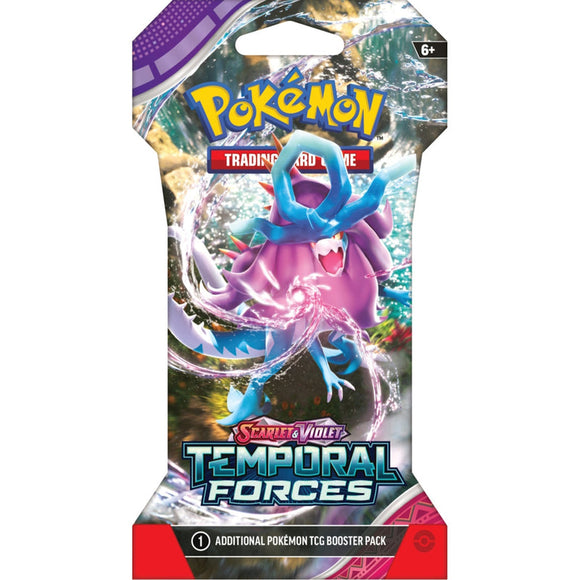 Pokémon Tcg : Scarlet and Violet - Temporal Forces Blister Pack (Assorted Artwork)