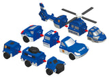 Popular Playthings : Magnetic Mix or Match Vehicles - Police