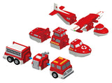 Popular Playthings : Magnetic Mix or Match Vehicles - Fire & Rescue