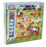 Popular Playthings : MINI Magnetic Mix or Match Deluxe Farm - 7  Animals With Pop-Up Play Mat