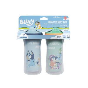 The First Years : Bluey Insulated Sippy Cup, 9 Oz – 2 Pack