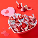 Bulk Hershey Valentine's Day Kisses - Red, Pink, Silver - Sold by The Ounce