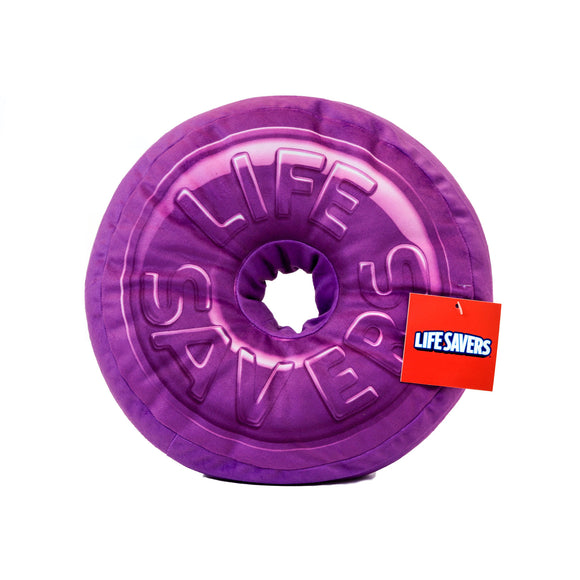 LIFESAVERS : Pruple Round Pillow with Hole - 10