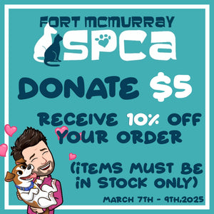 $5.00 FORT MCMURRAY SPCA DONATION