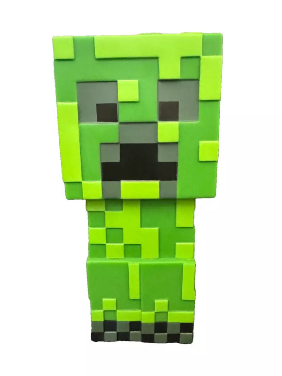 Minecraft : Creeper Figural Coin Bank (pvc)