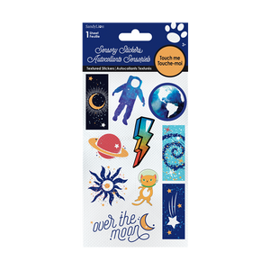 Space - Moons & Stars Sensory Stickers