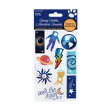 Space - Moons & Stars Sensory Stickers