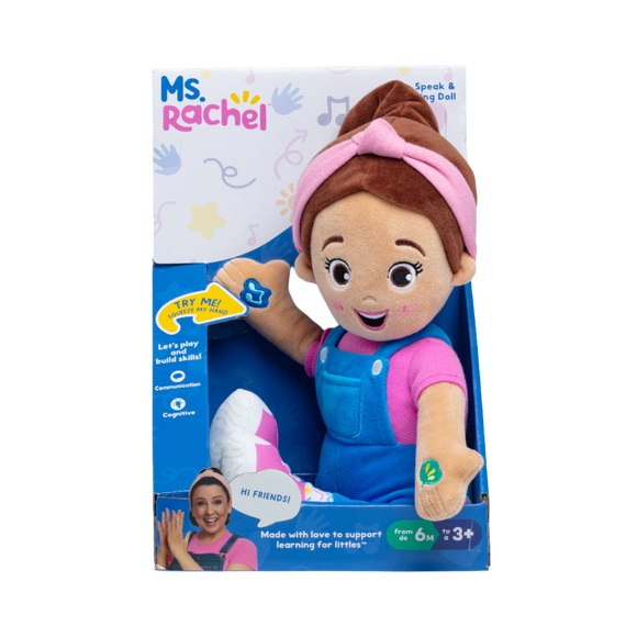 (Pre-Order) Ms. Rachel Speak & Sing Interactive Doll (ALL PRE-ORDERS ARE A FINAL SALE)