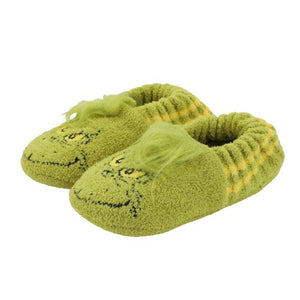 Dr. Seuss The Grinch Fuzzy Chenille Slippers