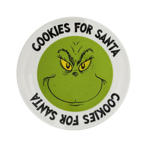 Dr Seuss The Grinch - Cookies For Santa Plate 8” Melamine Plate