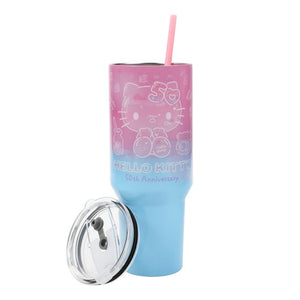 Hello Kitty 50th -  40oz Stainless Steel Tumbler w/Acrylic Straw