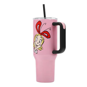 THE GRINCH - Cindy Lou Who 40oz Stainkess Steel Tumbler w/Acrylic Straw