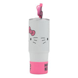 Hello Kitty Bow - 30oz Stainless Steel Tumbler w/Acrylic Straw and Rubber Sleeve