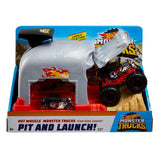 Hot Wheels Monster Truck Pit & Launch Playset with bonus car: BONE SHAKER