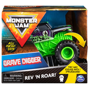 Monster Jam, Official Rev ‘N Roar Monster Truck, 1:43 Scale (assorted styles)