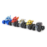 Monster Jam Official Mini Collectible Monster Trucks 5-Pack with 1 Mystery Truck, 1:87 Scale