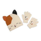 SQUISHMALLOW CAMERON THE CAT YOUTH BEANIE & GLOVE SET