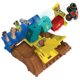 *** NEW FOR SPRING 2023 *** Hot Wheels Monster Trucks Arena Smashers Demo Derby Car Jump Challenge Playset With 1 Vehicle