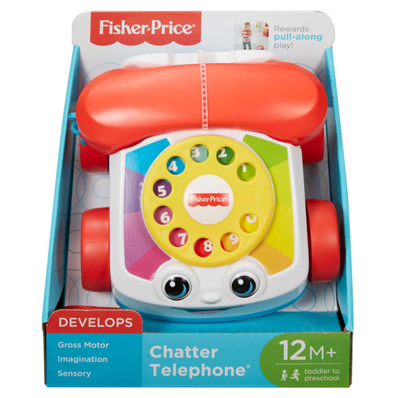 Fisher-Price Chatter Telephone, Baby And Toddler Pull Toy